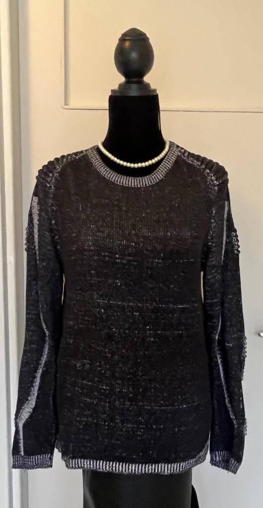 Vintage Jesse James trui in maat L 40, Kleding | Dames, Truien en Vesten, Gedragen, Maat 38/40 (M), Zwart, Verzenden