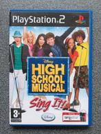 High School Musical Sing It!, Spelcomputers en Games, Games | Sony PlayStation 2, Muziek, Verzenden, 1 speler, Zo goed als nieuw