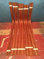 Mahonie, teak en wengé fineer, Ophalen of Verzenden, Materiaal