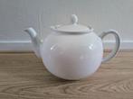 Grote, witte theepot, Huis en Inrichting, Keuken | Servies, Ophalen, Gebruikt, Effen, Overige typen