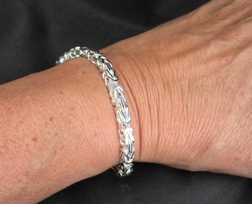 Zilveren Koningsarmband. 2025/550. 29.9 Gram., Sieraden, Tassen en Uiterlijk, Armbanden, Nieuw, Zilver, Zilver, Ophalen of Verzenden