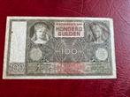 100 gulden 1941, Postzegels en Munten, Bankbiljetten | Nederland, Ophalen of Verzenden, 100 gulden, Los biljet