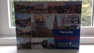 Toen & Nu Groningen - 1000 stukjes - Nieuw - ophalen beschikbaar voor biedingen