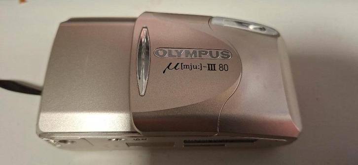 Olympus Mju-III 80, Audio, Tv en Foto, Fotocamera's Analoog, Gebruikt, Compact, Olympus, Ophalen