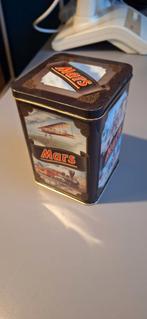 Vintage Mars Blikken Trommel, Verzamelen, Blikken, Ophalen of Verzenden, Gebruikt, Koek(jes), Overige merken