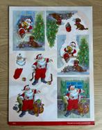 3D knipvel kerst kerstman boom, Hobby en Vrije tijd, Kaarten | Zelf maken, Ophalen, Nieuw, Kerst, Knipvel