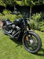️ Harley-Davidson FXBB Street Bob 2018 – Matzwart | Topstaat, Motoren, 2 cilinders, Particulier, Meer dan 35 kW, LED Verlichting