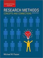 Research Methods, Ophalen, Michael Passer, Alpha, WO