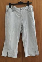 Miss etam capri crème kleurig maat 48, Ophalen of Verzenden, Zo goed als nieuw, Broek of Spijkerbroek