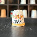 Vingerhoedje keramiek bloemen Piran (156), Ophalen of Verzenden, Zo goed als nieuw