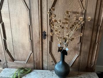 NIEUW set van 6 goudkleurige PTMD Kastanje kunstbloemen beschikbaar voor biedingen