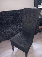 Bankstel en 4 stoellen, Ophalen of Verzenden, Gebruikt, Stof