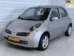 Nissan Micra 1.2 Acenta Airconditioning APK 08-2026, Auto's, Voorwielaandrijving, Stof, Gebruikt, Zwart