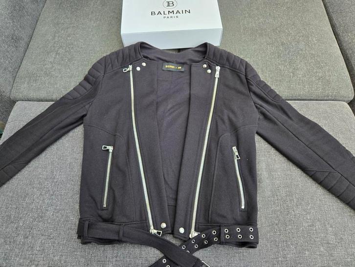 Balmain Paris X Jacket Zipper Biker L nieuw LV Gucci Dior, Kleding | Heren, Jassen | Zomer, Nieuw, Maat 52/54 (L), Zwart, Ophalen of Verzenden