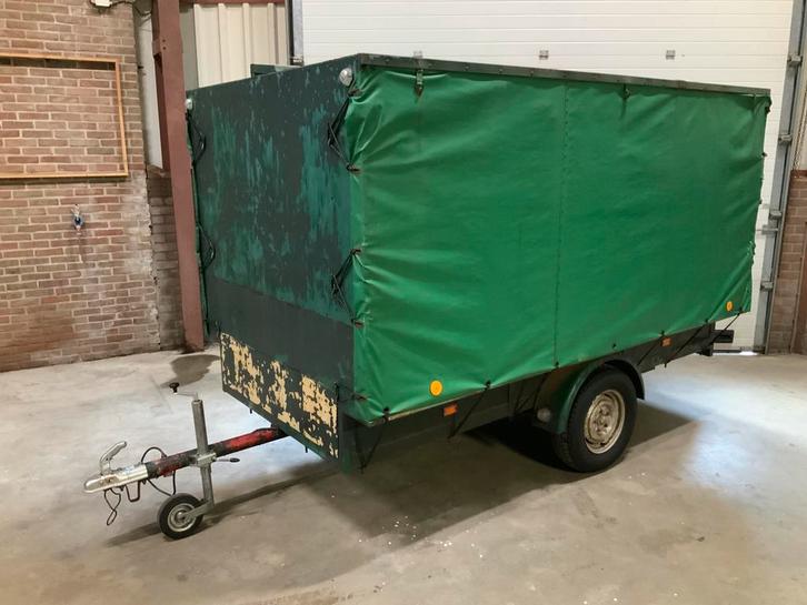 Dichte Aanhangwagen Gesloten Aanhanger met zeil, Auto diversen, Aanhangers en Bagagewagens, Ophalen