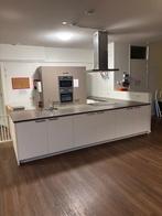 Complete Keuken met Inbouwapparatuur, Huis en Inrichting, Keuken | Complete keukens, Gebruikt, Wit, Enkelwandige keuken, Ophalen of Verzenden