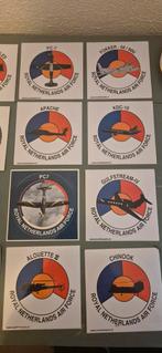 Luchtmacht Defensie Stickers - 24 stuks, Ophalen of Verzenden, Luchtmacht, Nederland, Overige typen