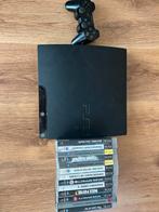 PS3 inclusief één controller en games - Zonder kabels, Ophalen, Phat, 120 GB, Met 1 controller