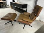 Nwe Vitra Eames Lounge Chair + Ottoman premium Olive 2024, Metaal, Nieuw, 100 tot 125 cm, 75 tot 100 cm