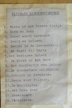Vintage school kleurstempels bijbelse taferelen, 16 stuks, Ophalen of Verzenden, Overige typen