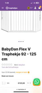 Babydan traphekje, Kinderen en Baby's, Traphekjes, 115 cm of meer, Metaal of IJzer, Zo goed als nieuw, Schroefhekje