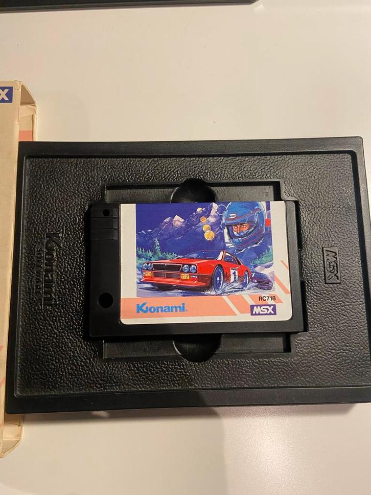 Konami Hyper Rally MSX - Compleet!, Computers en Software, Vintage Computers, Ophalen of Verzenden