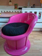 Ikea popptorp stoel met kussen en bergruimte roze, Ophalen, Zo goed als nieuw, Kleed of Kussen
