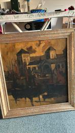 Frederic de smet 1938 olie op doek 80x 74 inclusief lijst, Antiek en Kunst, Ophalen