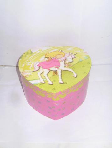 Muziekdoosje roze / Muziekdoos elfje / prinses met paard beschikbaar voor biedingen