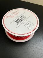 Nieuw/Riviera Maison rood lint witte tekst/kerst decoratie, Diversen, Ophalen of Verzenden, Nieuw