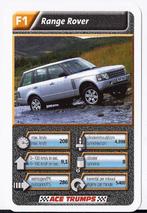 Kw01368 autokaartje f1 range rover, Ophalen of Verzenden, Zo goed als nieuw, Auto's