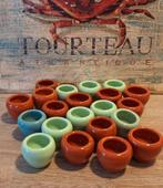 Vintage franse Escargot Potjes / Slakkenpotjes, 21 x, Antiek en Kunst, Ophalen of Verzenden