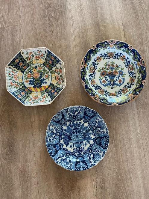 Mooie Makkum Aardewerk Borden, Antiek en Kunst, Antiek | Wandborden en Tegels, Ophalen
