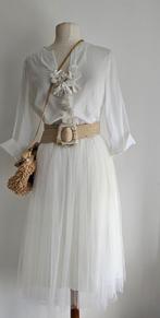 Tule rok hagel wit 38/40, Kleding | Dames, Maat 38/40 (M), Wit, Ophalen of Verzenden, Zo goed als nieuw