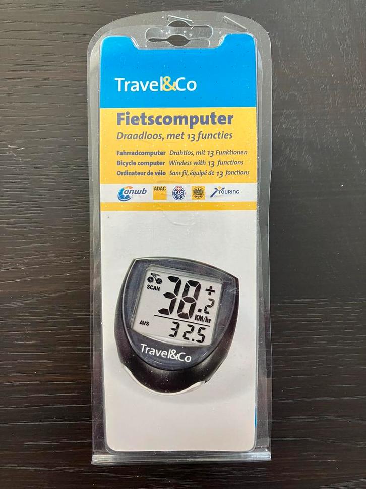 Fietscomputer travel & co ANWB, Fietsen en Brommers, Fietsaccessoires | Fietscomputers, Nieuw, Draadloos, Ophalen of Verzenden