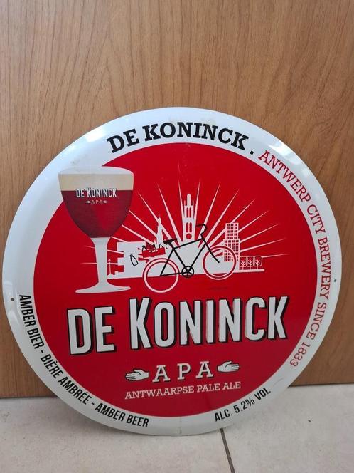 Reclamebord bier Bolleke De Koninck, Verzamelen, Biermerken, Nieuw, Reclamebord, Plaat of Schild, De Koninck, Ophalen of Verzenden