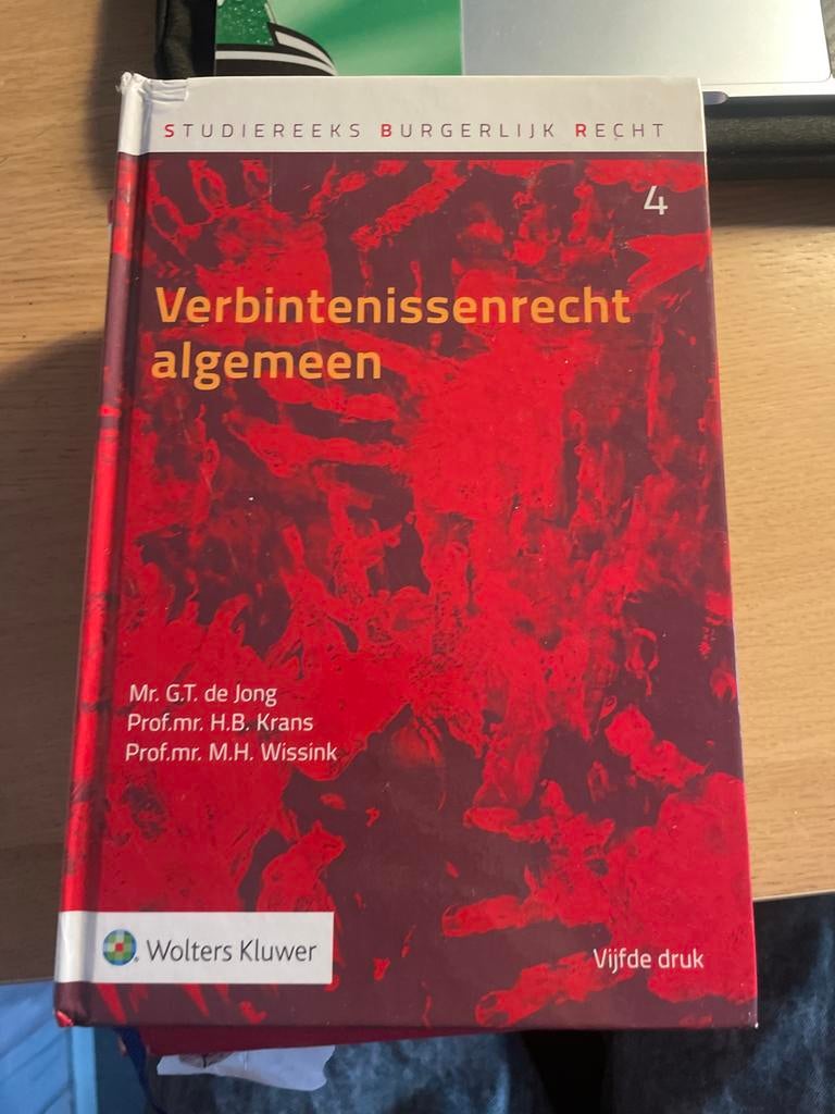 Verbintenissenrecht Algemeen - Studiereeks Burgerlijk Recht, Ophalen of Verzenden, Zo goed als nieuw, HBO