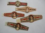 sigarenbandjes 37= 5st, Verzamelen, Rookartikelen, Aanstekers en Luciferdoosjes, Verzenden, Gebruikt, Sigarenbandjes