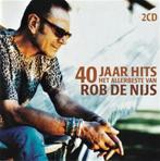 Rob de Nijs - 40 Jaar Hits 2XCD, Verzenden, Zo goed als nieuw, Pop