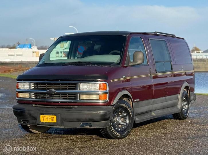 Chevrolet USA Chevy Van Express 5.7 G21, Nw apk, Youngtimer!, Auto's, Bestelauto's, Bedrijf, Te koop, ABS, Airbags, Airconditioning