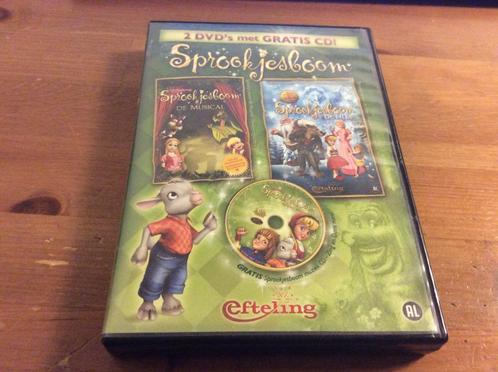 Efteling Sprookjesboom box met 2 dvd's en een CD, Verzamelen, Efteling, Overige typen, Ophalen of Verzenden