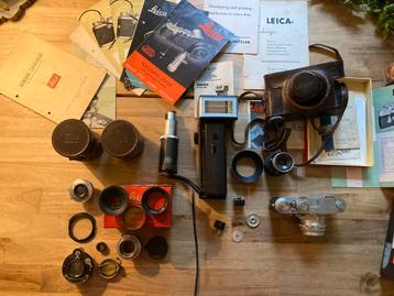 LEICA camera model IIIF(?) en lenzen en meer beschikbaar voor biedingen