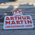Antiek emaille bord Arthur Martin 49x38cm, Ophalen of Verzenden, Zo goed als nieuw, Reclamebord