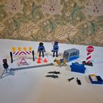 Playmobile politie wegversperring 6924, Ophalen of Verzenden, Gebruikt, Complete set