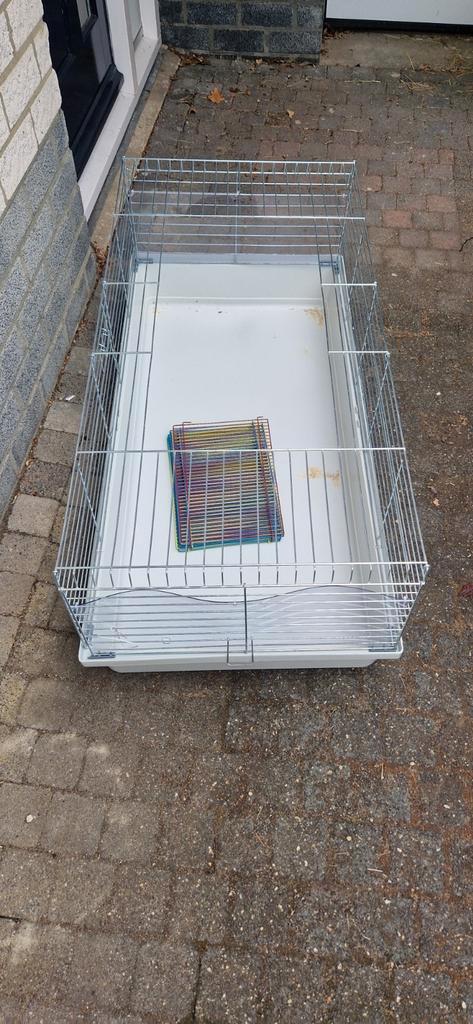 Cavia kooi 119x58 cm Incl mini Buitenren. Incl. Afsluit bove, Dieren en Toebehoren, Knaagdieren en Konijnen | Hokken en Kooien