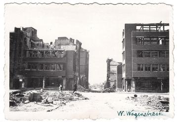 Foto 1940 Rotterdam W Wagenstraat Bombardement Oorlog WO2 W2 beschikbaar voor biedingen