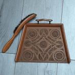 Tafelschuier hout / tafelveger  houtsnijwerk antiek, Ophalen