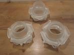 Lampenkapje glas bloemmodel, Ophalen of Verzenden, Gebruikt, Klassiek, Minder dan 25 cm