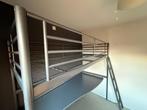 Zo goed als nieuwe IKEA Svarta hoogslaper met bureau, Huis en Inrichting, Ophalen, Eenpersoons, Zo goed als nieuw, 200 cm