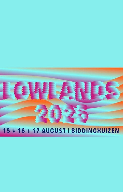 Lowlands 2025, Tickets en Kaartjes, Evenementen en Festivals, Twee personen